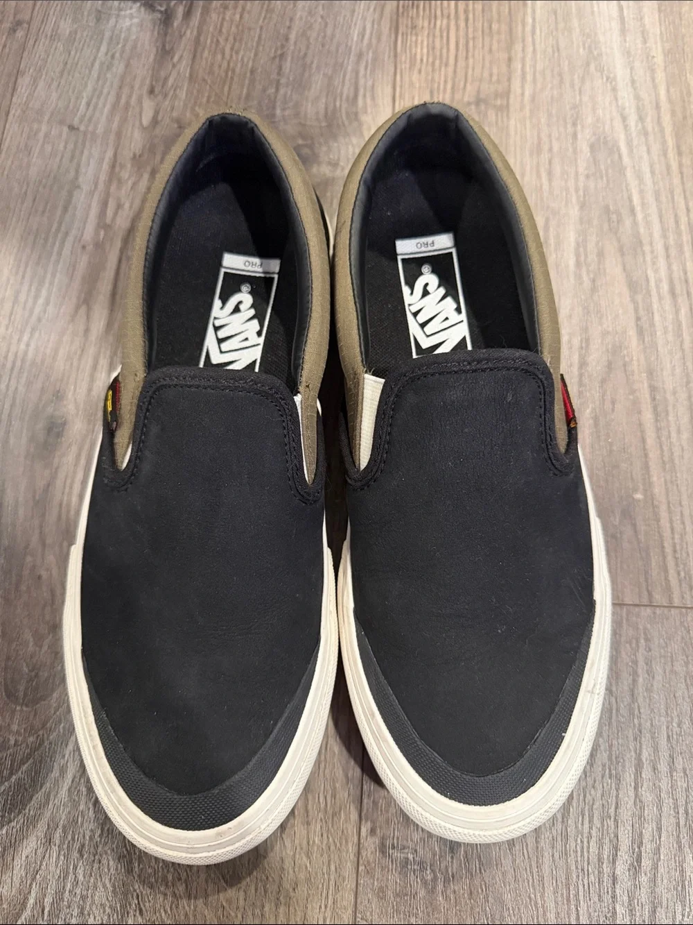 VANS Slip-On Pro, Mens Size 6.5 / Womens 8, Surplus Black Military